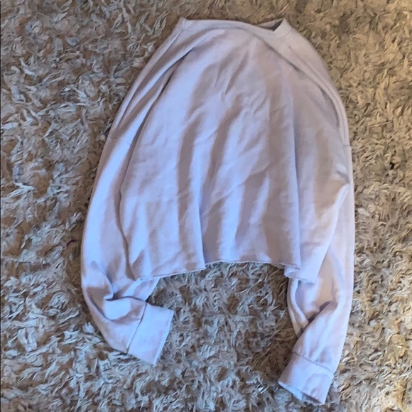 cropped light blue sweater - Picture 4 of 5